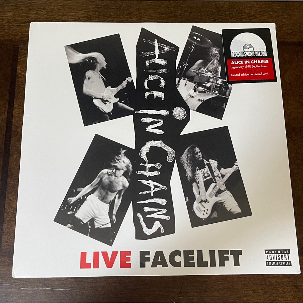 Alice In Chains Live Facelift NEW SEALED Vinyl
